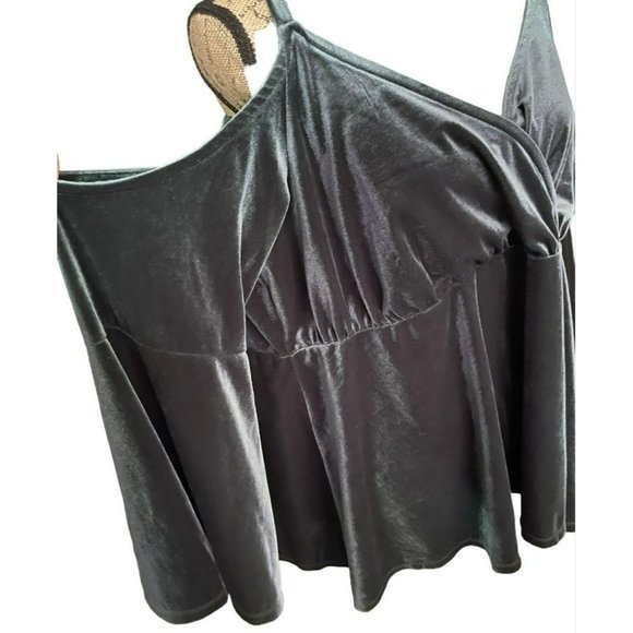 Torrid‎ Velvet Plus Size Top - Picture 3 of 6
